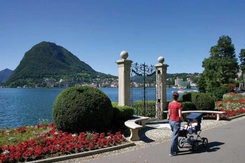 Appartamento Centrale Con Wifi E Posteggio Privato Gratis! Lugano Exterior photo