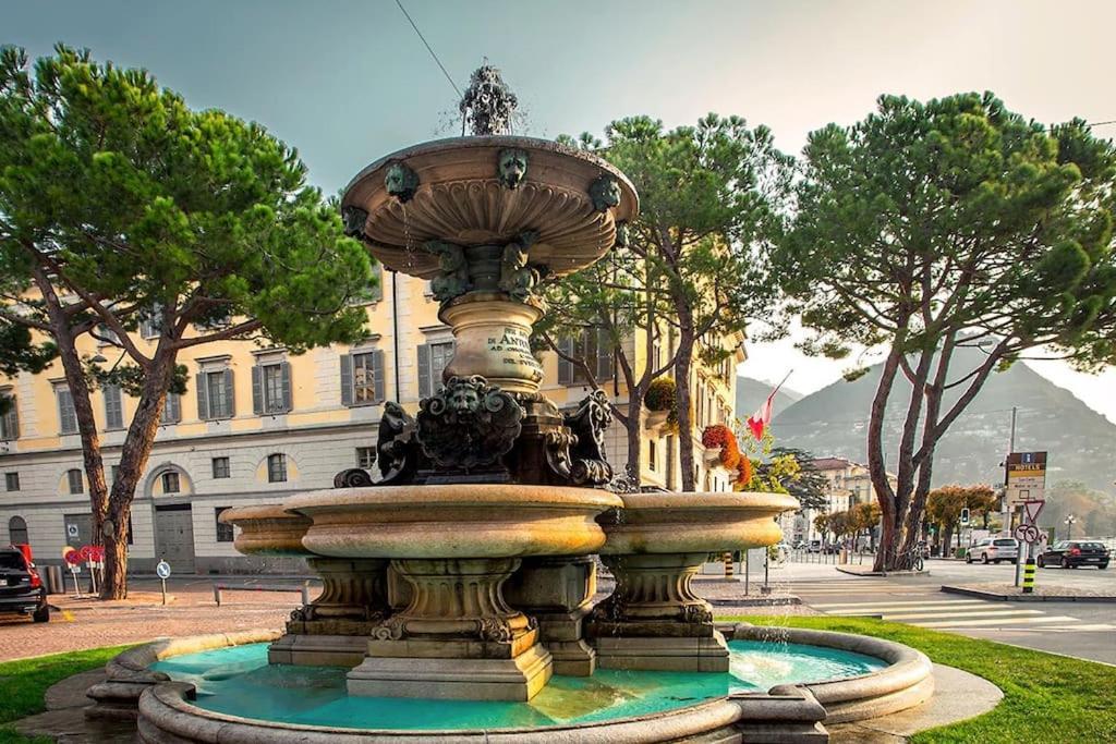 Appartamento Centrale Con Wifi E Posteggio Privato Gratis! Lugano Exterior photo
