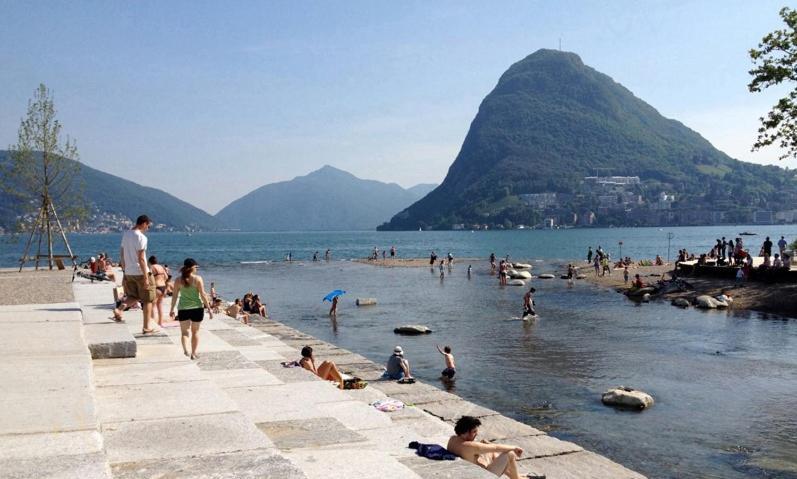 Appartamento Centrale Con Wifi E Posteggio Privato Gratis! Lugano Exterior photo